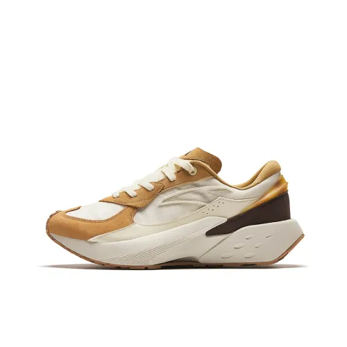 ANTA Casual Низкий Топ Светлый Бежевый Белый/Светлый Коричневый Мужской