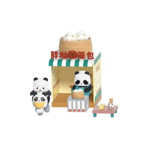 52TOYS Panda Roll Панда Покупка Street Collection Слепые коробки Один Mystery Коробка Целая коробка 6 шт