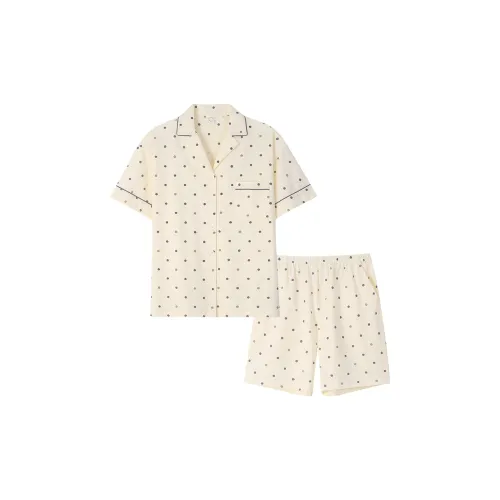 Sha Qian Пижамный комплект Летний Женский Заварной