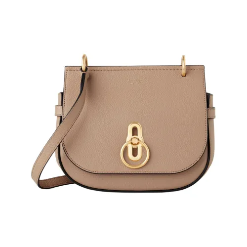 Mulberry Сумка через плечо из крупнозернистой текстуры коровьей кожи маленькая женская сумка с кленовым листом