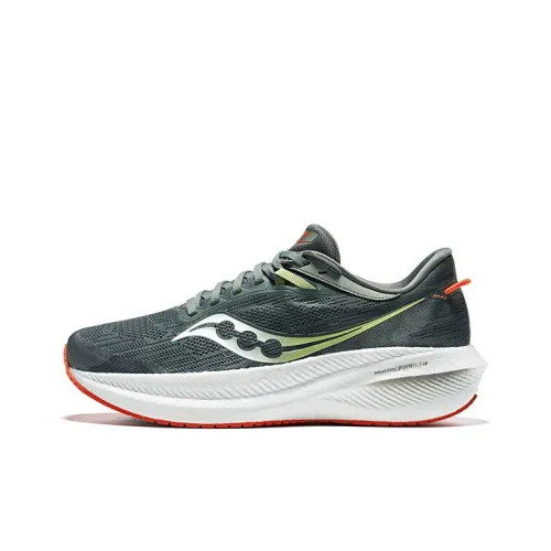 Saucony Triumph Victory 21 Беговые кроссовки Низкий верх Темно-зеленый Мужской