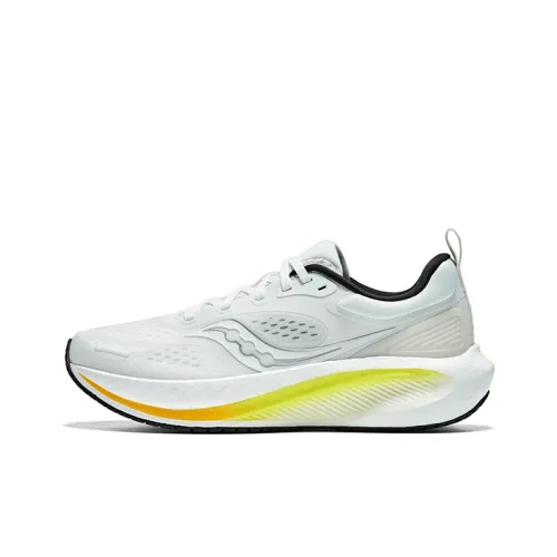 Saucony Surge 3 Амортизация и Дышащий Низкий Топ Повседневные Беговые кроссовки Мужские Белый Черный