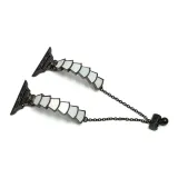 Оболочка браслета ремешок - черный белый