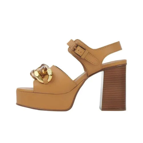 See By Chloe One Ремень Сандалии 11 см Женские Коричневый