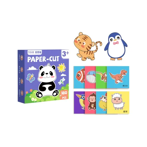 Y·S·R Kids Handcrafted Paper Cutting 3D-эффект Складная бумага Развивающие игрушки