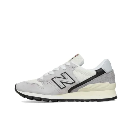 New Balance NB 996 Беговые кроссовки Низкий топ Серый Белый Мужской