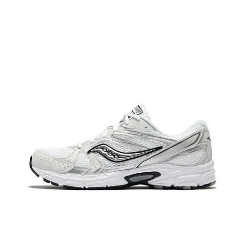 Saucony Ride Millennium Yushuai Беговые кроссовки Низкие Белые Серебряные Унисекс