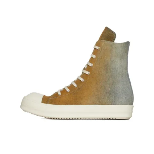 Rick Owens DRKSHDW Высокие кеды Мужские Оранжевые Синие