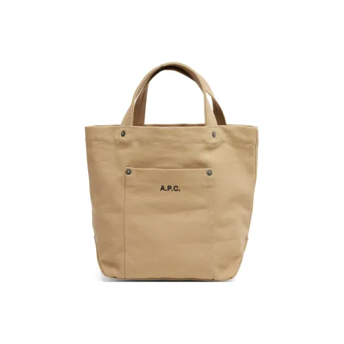 A.P.C Хлопок с полиуретаном тоут сумка для покупок сумка мини мужская песочный