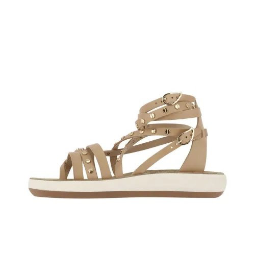 ANCIENT GREEK SANDALS SATIRA Nails one Ремень Сандалии Женские Умбра