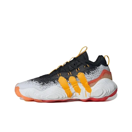 Adidas Trae Young 3,0 Баскетбольные кроссовки MID Топ Черный Белый Оранжевый Унисекс