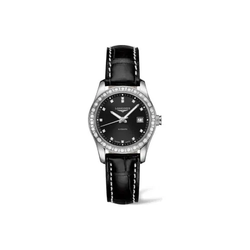 LONGINES Автоматический Механический Movement Женские Часы Conquest Classic Collection 29,5 мм Черные