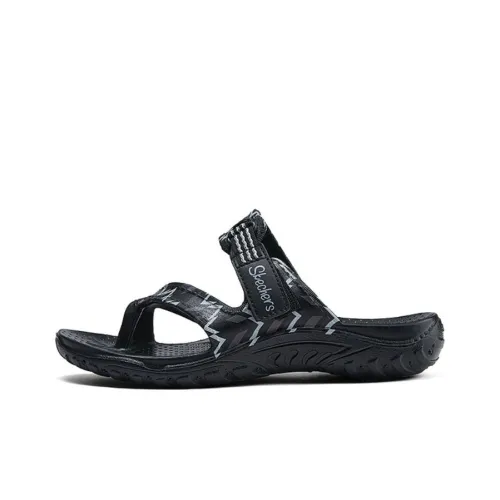 Skechers Шлепанцы Черный/серый Женские