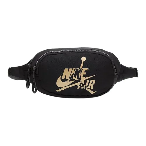 Джордан Полиэстер Сумка через плечо Слинг-сумка Сумка на пояс Стандартная Унисекс Черный Золотой