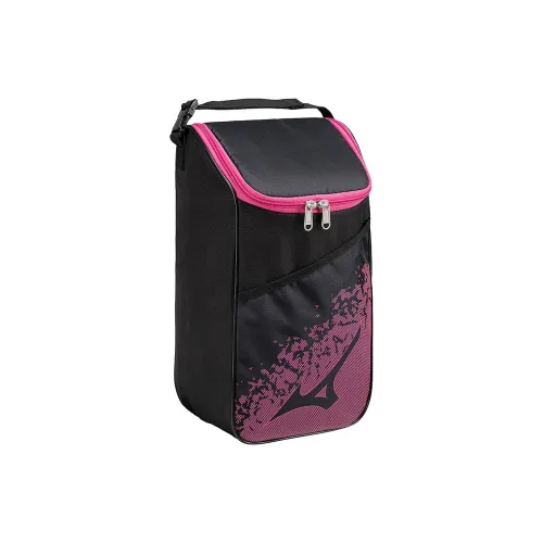 Mizuno Полиэстер Обувная Коробка Сумка Сумка Унисекс Черный Розовый
