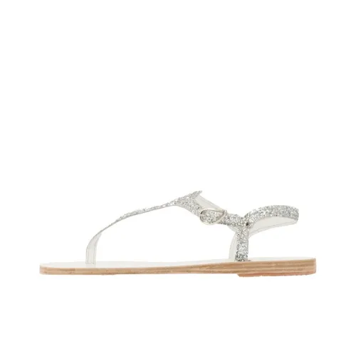 ANCIENT GREEK SANDALS один Ремень Сандалии Серебряные Женские