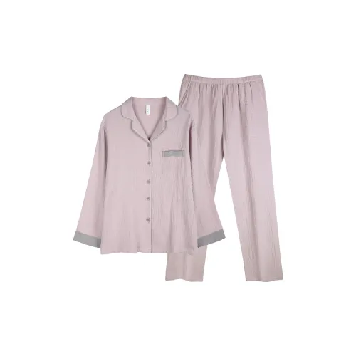 XUANJING Пюре из таро Фиолетовый Женские Пижамные комплекты