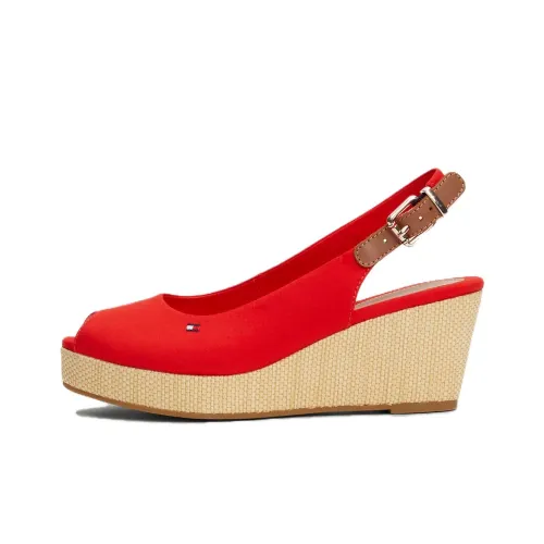 Tommy Hilfiger One Ремень Сандалии 7 см Женские Красные