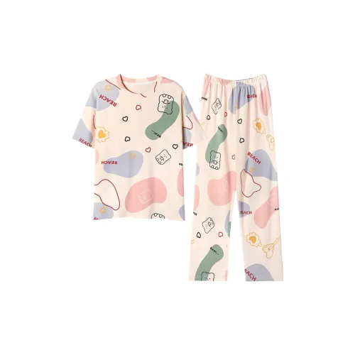 Pretty Lady Пижамный комплект Женские Contrasting Bears