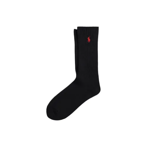Polo Ralph Lauren SS24 High Socks Men's 1 Pack Black