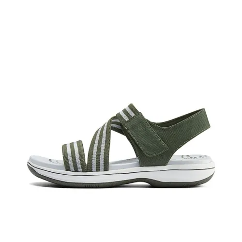 Skechers Пляжные сандалии Оливково-зеленый Женские