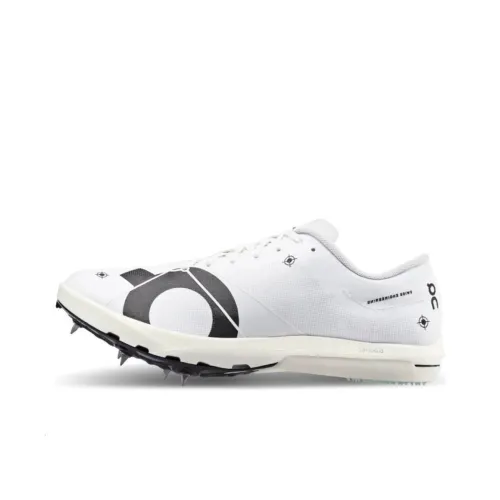 On Cloudspike 10000m противоскользящие устойчивые к истиранию низкий топ беговые кроссовки мужские белые