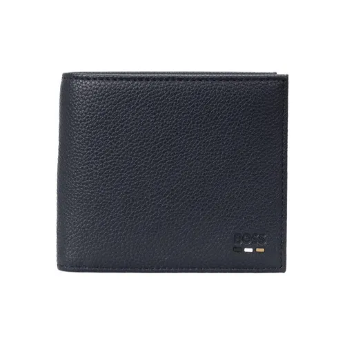 HUGO BOSS Полиэстер Кошелек Стандартный Унисекс Синий Черный