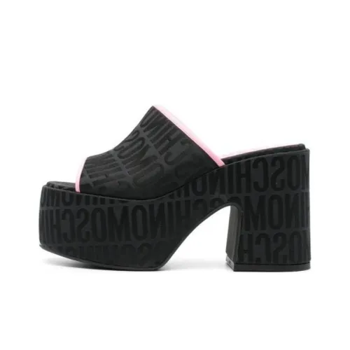 MOSCHINO Слипоны Женские Черные