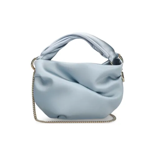 Jimmy Choo Вискоза и Шелк Смесь Сумка через плечо Сумка Женская Ледяной Синий