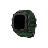 Чёрная оболочка + зелёный ремень