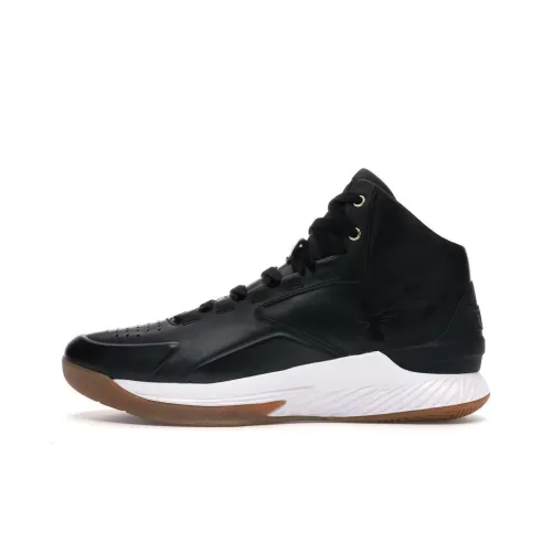 Under Armour Curry 1 Curry 1 Lux Черный Gum High Топ Баскетбольные кроссовки для игры Мужской Черный