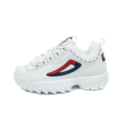 FILA Disruptor 2 Амортизация Износостойкие Низкие Кроссовки для Бега Мужские Белые