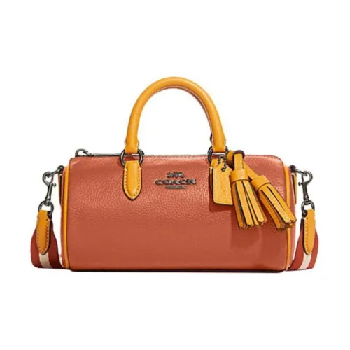 COACH Lacey Коровья кожа Сумка Сумка через плечо Сумка через плечо Средний Женская Закат