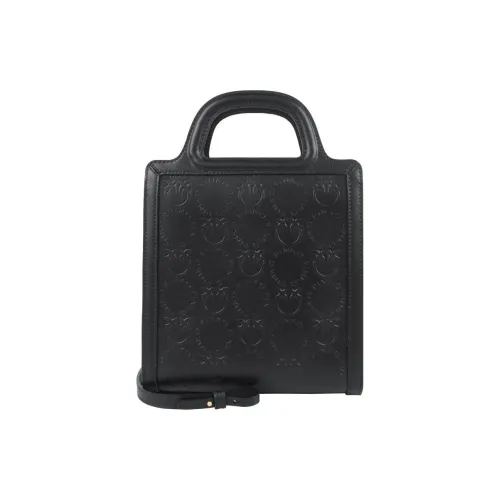 PINKO ПВХ Папка Сумка Сумка Сумка через плечо Сумка через плечо Средний Женская Черная