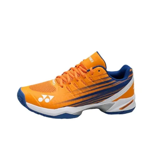 YONEX Амортизирующая стелька Power Cushion низкая устойчивая к скольжению кроссовки для тенниса унисекс белый и оранжевый
