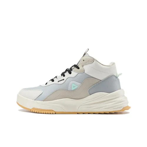 PEAK Износостойкий MID Топ Casual Мужской Серый Белый