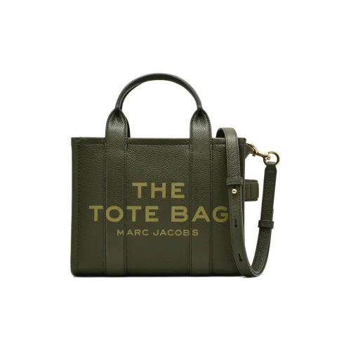 MARC JACOBS Full GRAIN LEATHER Тоут Сумка Сумка для покупок Сумка Маленькая Женская Лесной зеленый