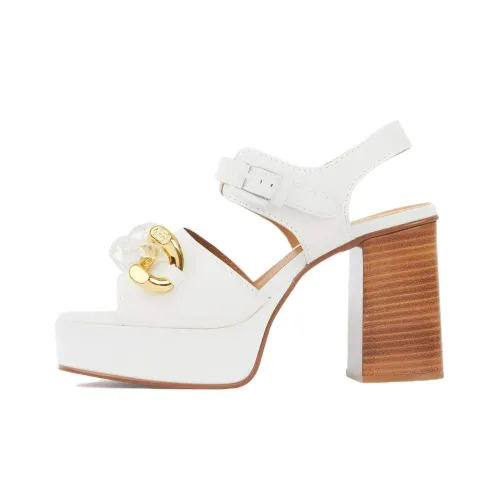 See By Chloe One Ремень Сандалии 11 см Женские Белые