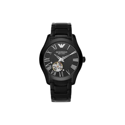 EMPORIO ARMANI Автоматический Механический Механизм Мужские Часы 43 мм Черный