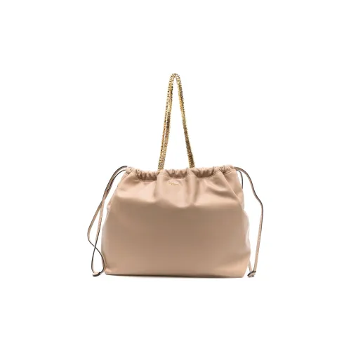 MOSCHINO Телячья кожа Сумка Женская Бежевая