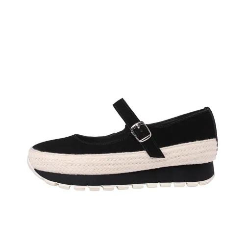 Yeezyy Reezy Платформа Туфли Мэри Джейн 4CM Женские