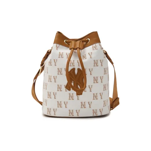 Mlb Base Logo Хлопок Сумка-ведро Сумка на плечо Стандартная Женская CAMEL