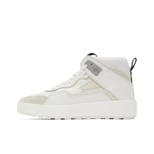 Moncler Promy High Топ Повседневная обувь Мужская Белая