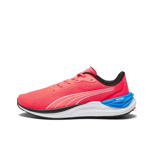 PUMA Electrify Nitro 3 противоскользящие низкие беговые кроссовки для мужчин красные