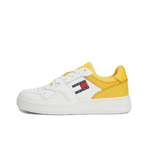 Tommy Hilfiger Скейтборд Кроссовки Низкие Белые Желтые Женские