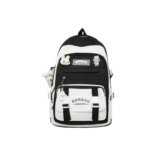 Deli Bear Нейлон Рюкзак Стандартный Унисекс Черный Зеленый Красный Синий