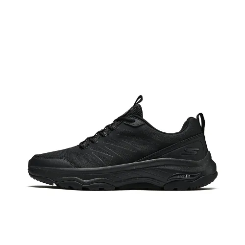 Skechers Go Walk Arch Fit Амортизация Устойчивый к истиранию Дышащий Низкий Верх Повседневная Обувь Женская Черная