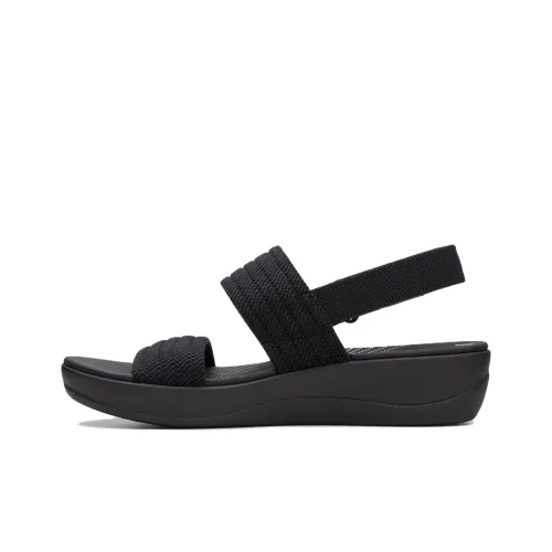 Clarks One Sandals 4CM Women's Black Clarks One Сандалии 4CM Женские Черные