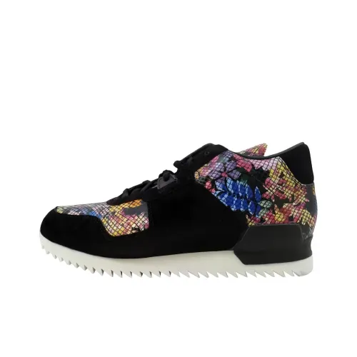 Adidas Originals ZX 700 Устойчивый к истиранию Дышащий MID Топ Повседневная обувь Унисекс Черный