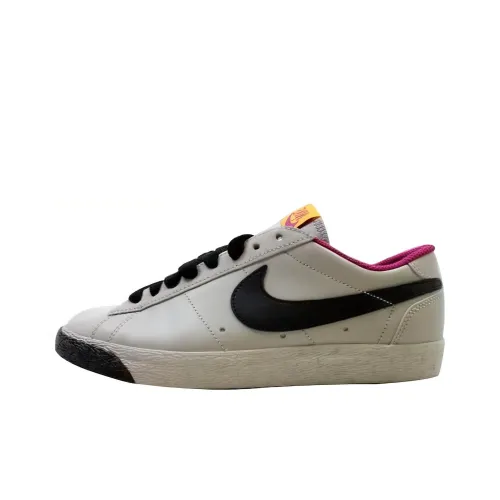 Nike Blazer Классический Амортизирующий Износостойкий Низкий Топ Скейтборд Кроссовки Унисекс Белый